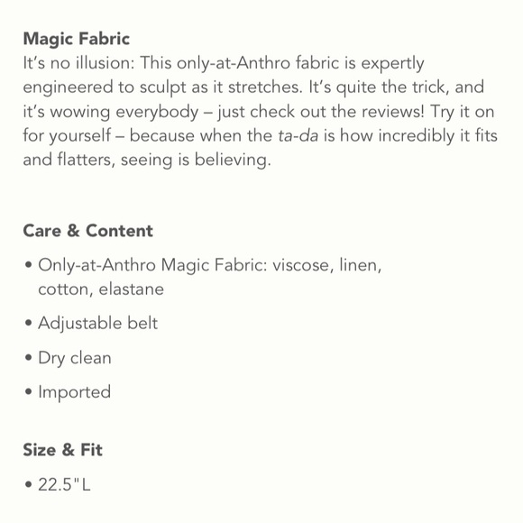 Anthropologie Pleated Front Slit Skirt size size 14 - Picture 5 of 5